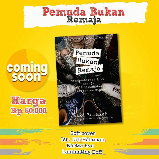 Buku Parenting Pemuda Bukan Remaja