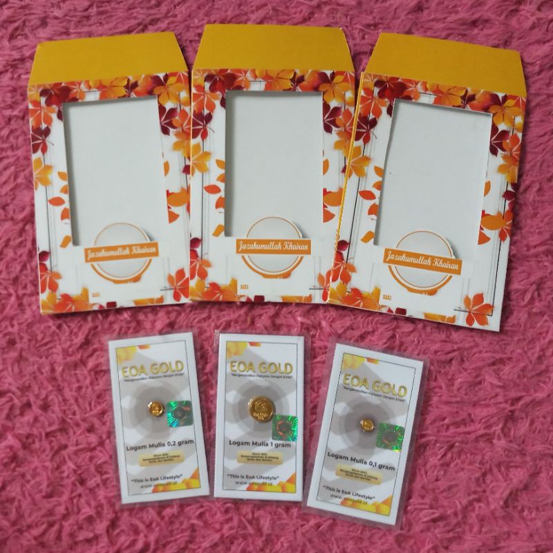 Amplop Mini gold / Amplop EOA GOLD