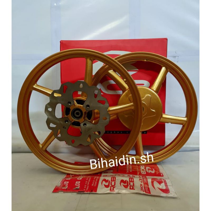 velg rcb sp522 ring 14 140,160 palang 5 +disk xeon 125,mio m3,fino 125,mio gear,soul gt 125