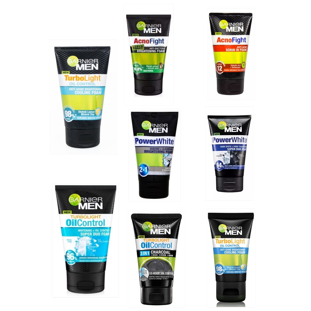 GARNIER MEN FACIAL FOAM/centraltrenggalek