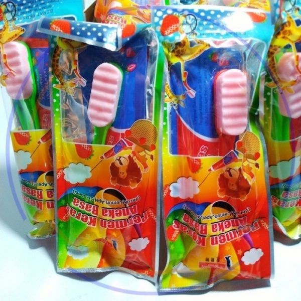 「Stok terbaru」PERMEN UNIK BENTUK SIKAT GIGI / PERMEN SIKAT GIGI / PERMEN ANAK / PERMEN Flash Sale/DI