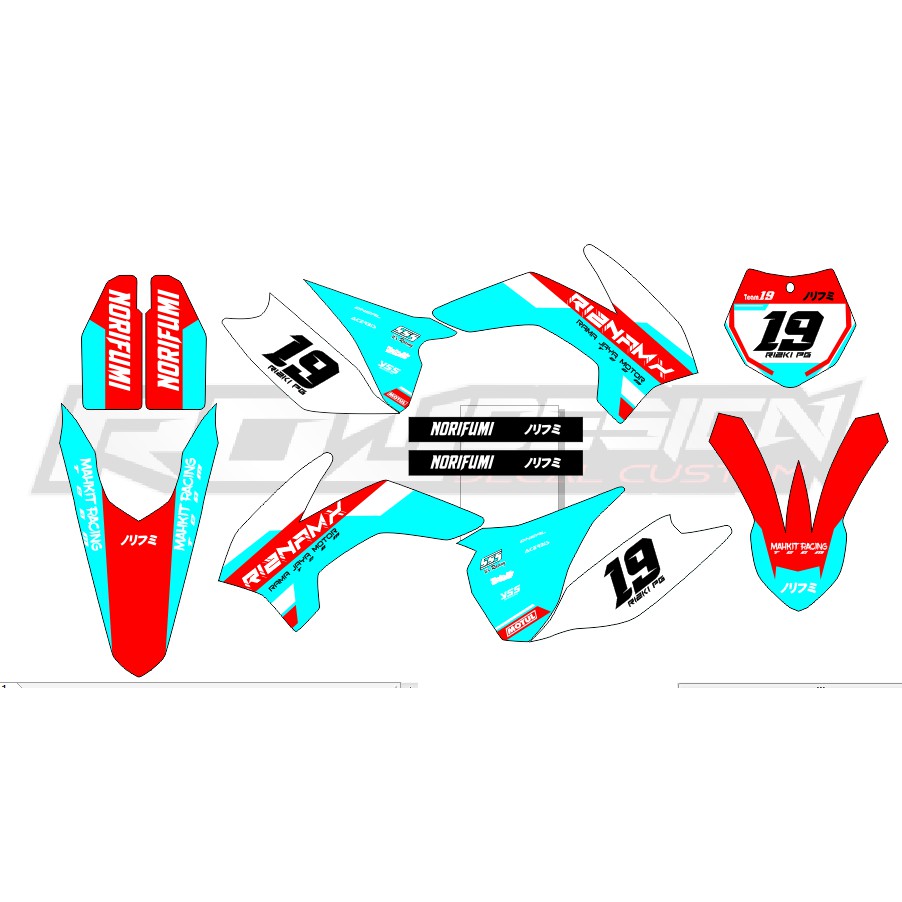 DECAL KTM 85 SX-004