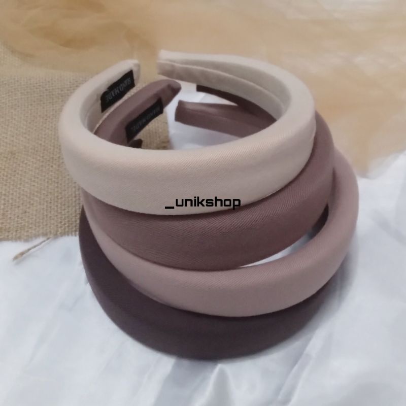 Bando Polos bandana Tebal Korea Empuk / Bandana Lebar