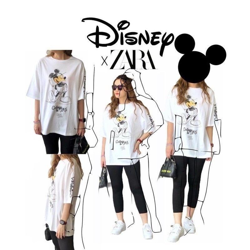 zara mickey disney kaos zara mickey scrap disney kaos  zara wanita disney kaos branded full tag