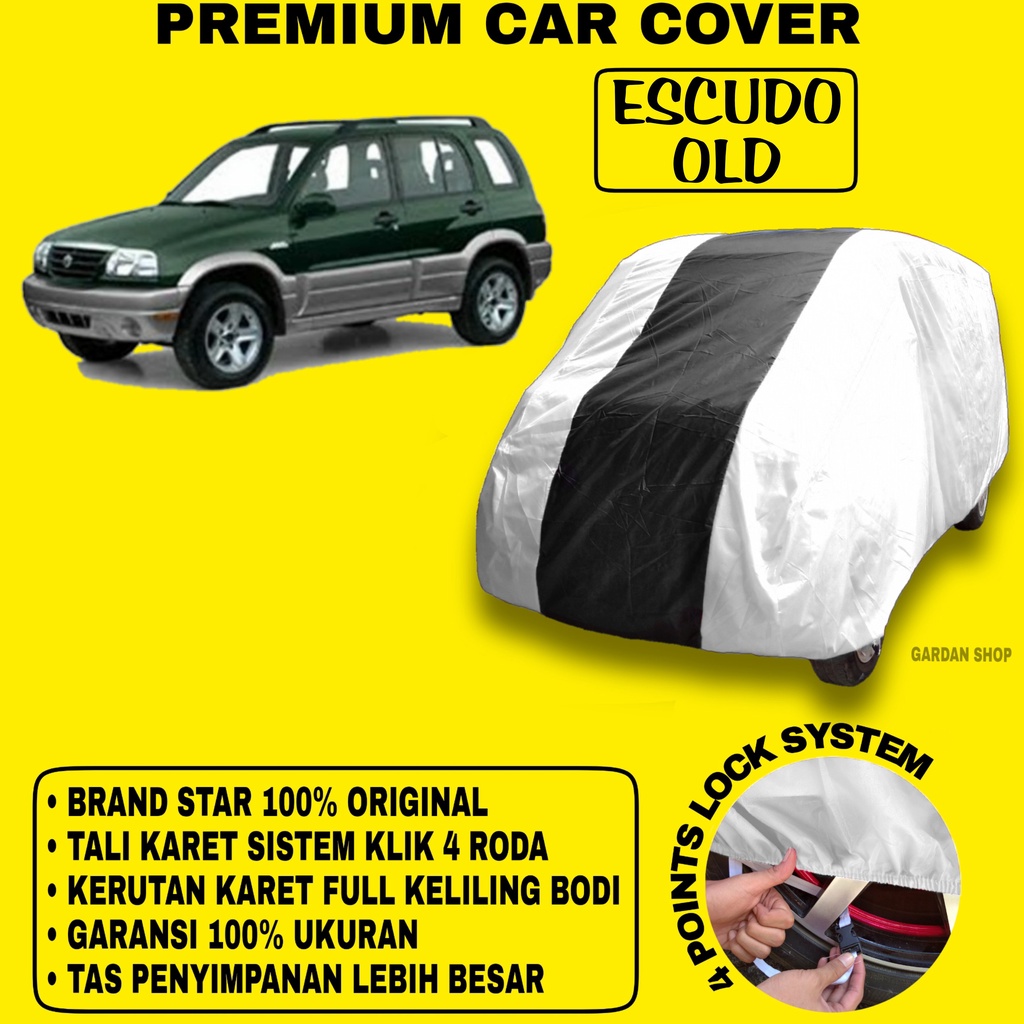 Body Cover ESCUDO OLD SILVER HITAM Penutup Bodi Mobil Escudo Old Waterproof PREMIUM