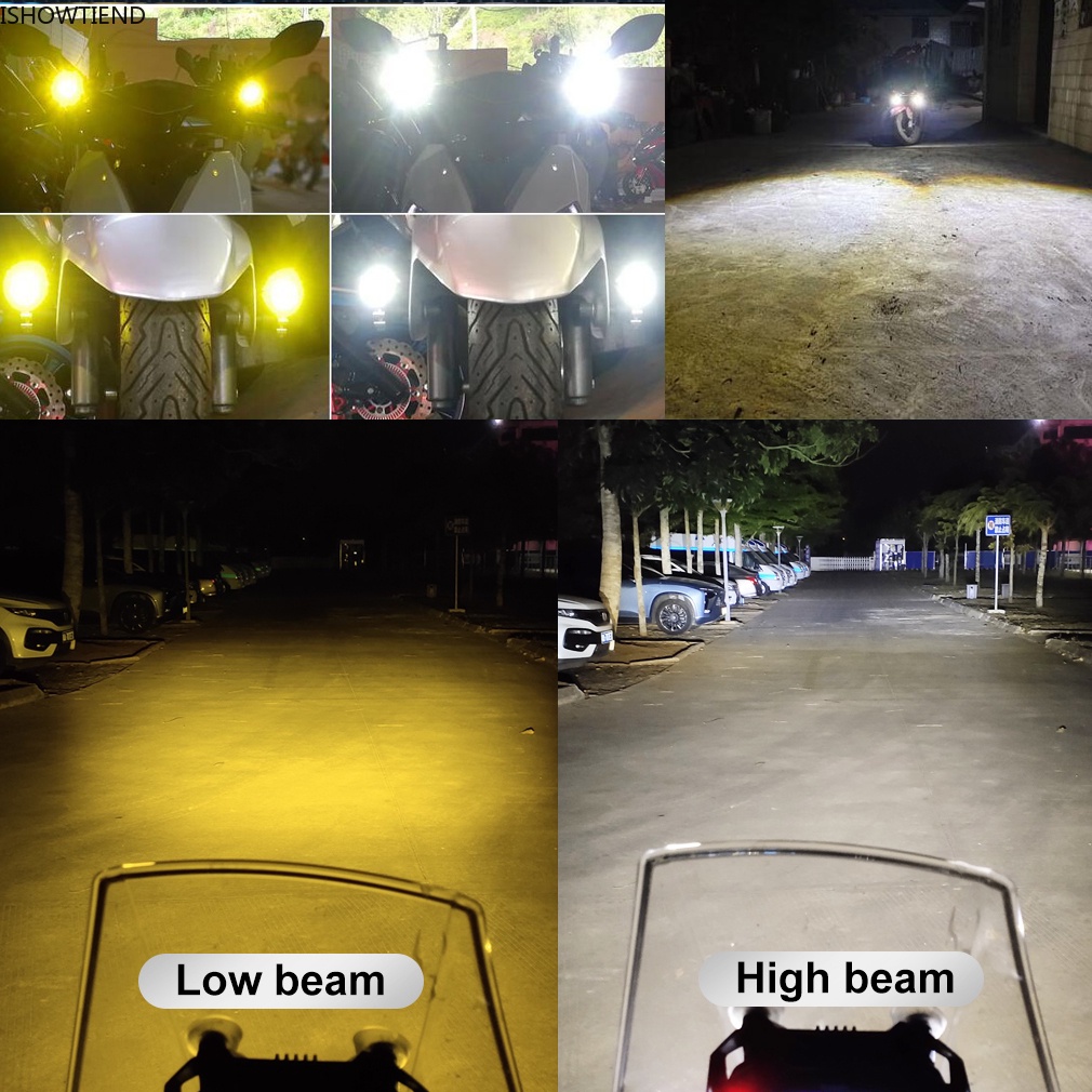 Lampu Kabut Depan LED 12V Untuk Motor / Sepeda / Mobil