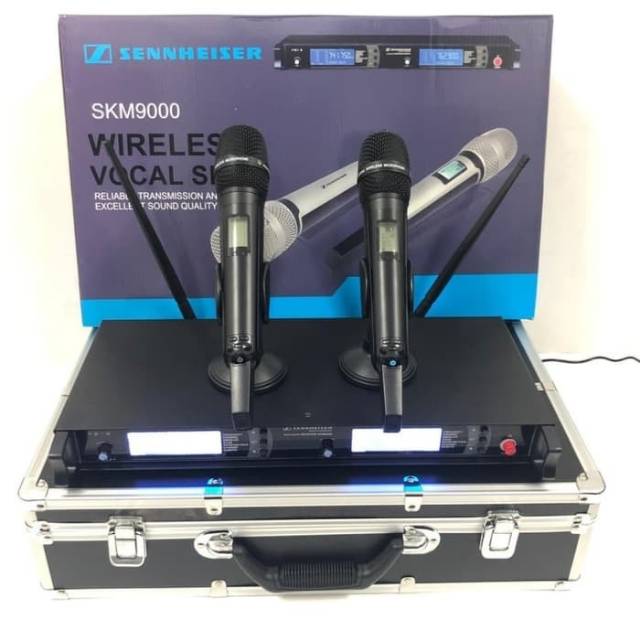 Mic wireless SENNHEISER SKM-9000 + koper(2 mic pegang)