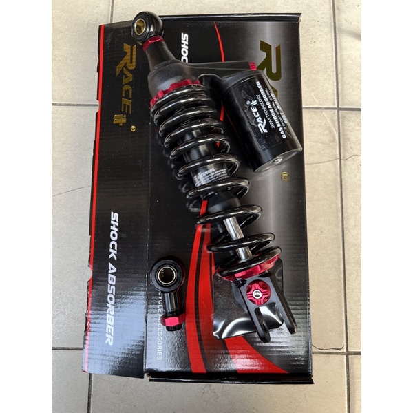 shockbreaker shock tabung atas race it 02 vario beat mio scoopy genio model g series black series free stiker