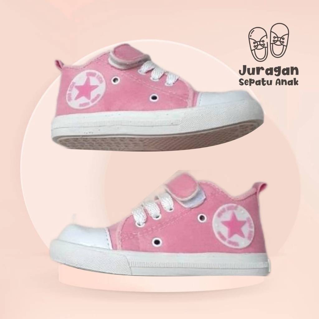 Sepatu anak sneaker laki laki dan perempuan star vns sepatu balita murah /sepatu anak lucu/sepatu sneaker lucu