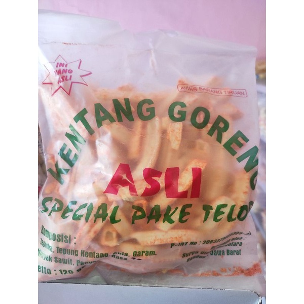 KENTANG GORENG ASLI SPECIAL PAKE TELOR