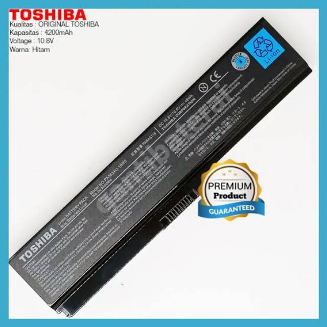 (Bisa COD) Baterai Toshiba PA3634-1BAS PA3636 PA3635U M300 M305 U400 U405