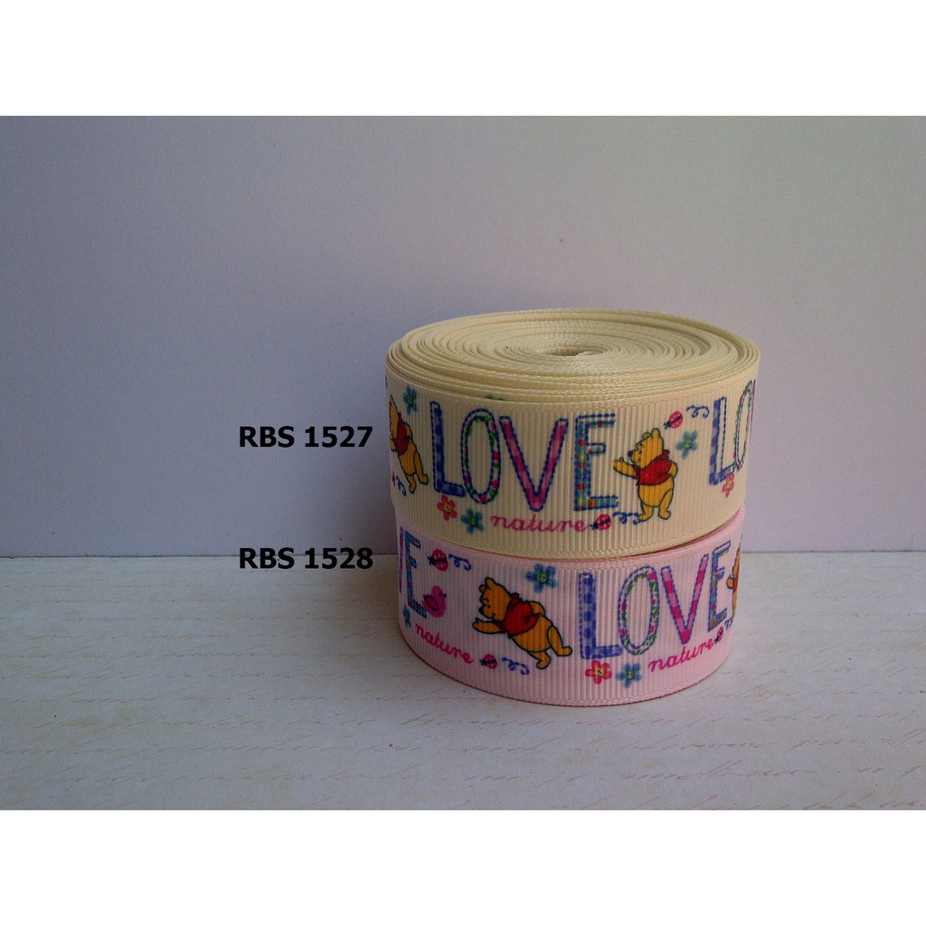 

[10 YARD] PITA GROSGRAIN MOTIF WINNIE THE POOH SALE RBS 1527,1528