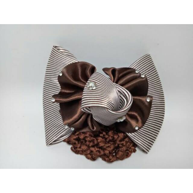 Jepit hairnet bagus tebal isi 6 pcs permata grosir.