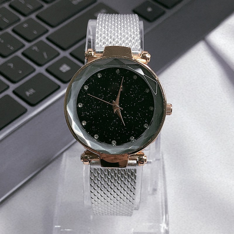 JAM TANGAN QUARTZ ANALOG DESAIN BINTANG GAYA KOREA UNTUK WANITA W31