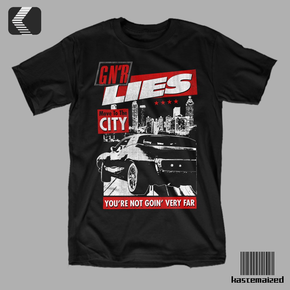 Kaos Band GUNS N ROSES - LIES CAR