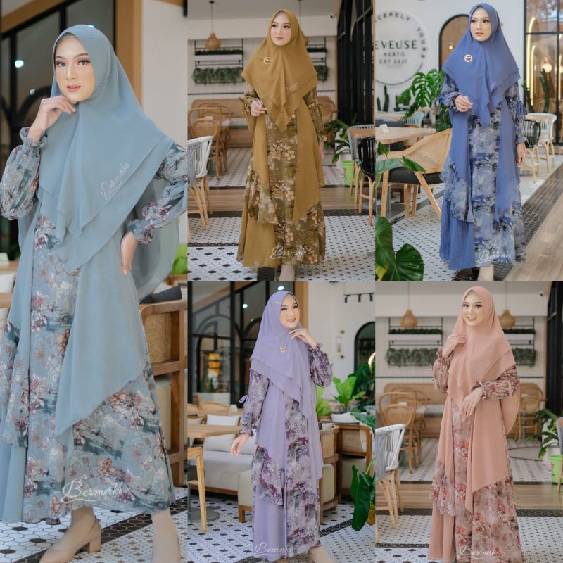 GAMIS LUNA SET SYAR'I CERUTY ORI BERMERKS