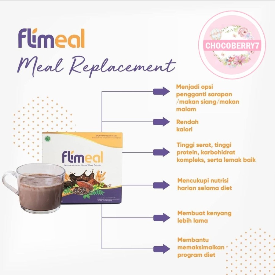 ECER Flimty Fiber Flimeal (Meal Replacement) Trial 1 SACHET