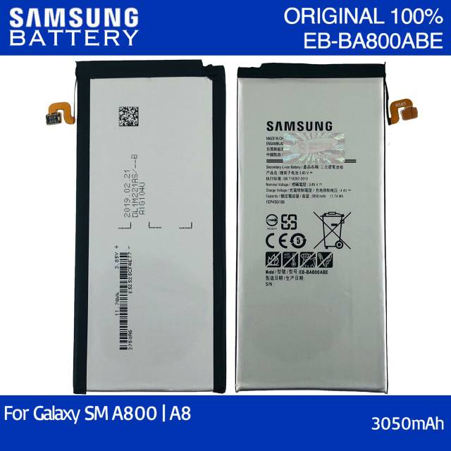 Baterai Batre Samsung Galaxy A8 Battery Samsung A8 Original SEIN 100%