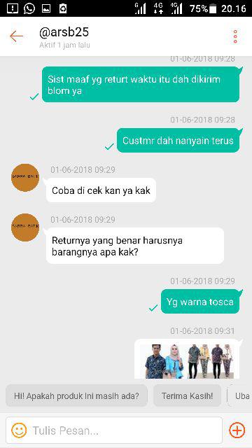 [couple Biru Saja] Srg 732 Couple Rovella Sarimbit Batik Modern Prada Kutu Baru Seragam Pesta Muslim