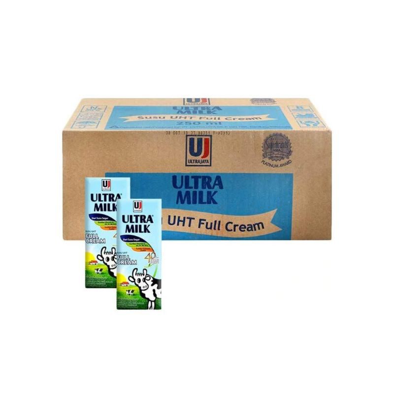 Susu Ultra Milk 250ML 1 Dus isi 24