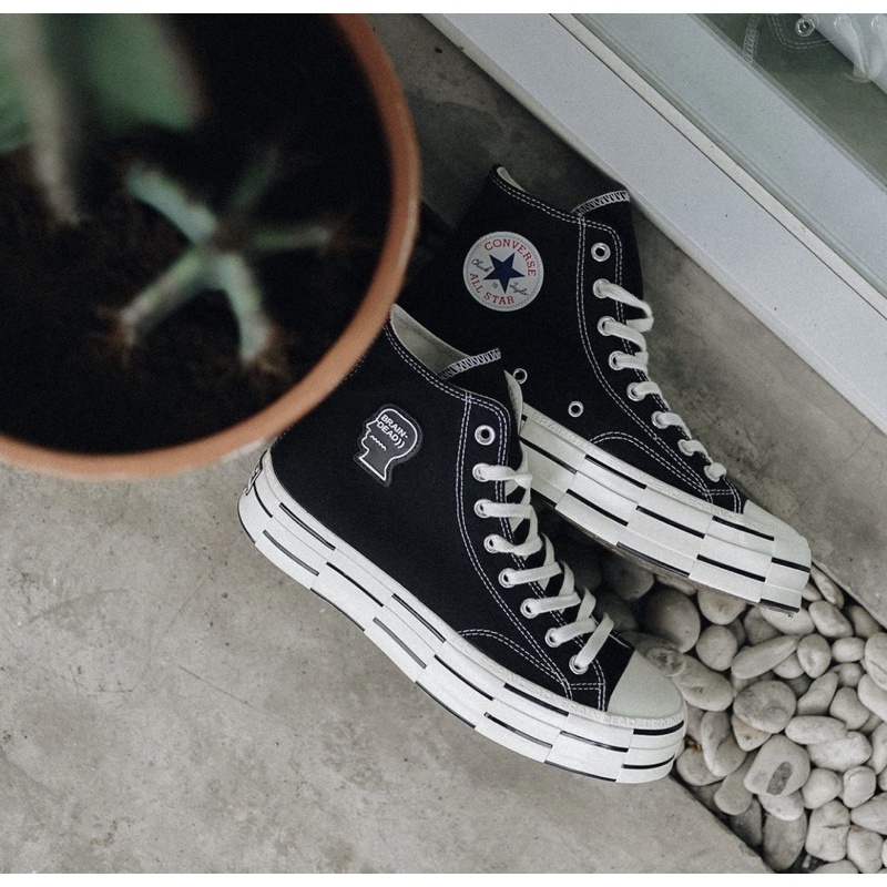 Converse 70’s HI x Brain Dead Black/Egret