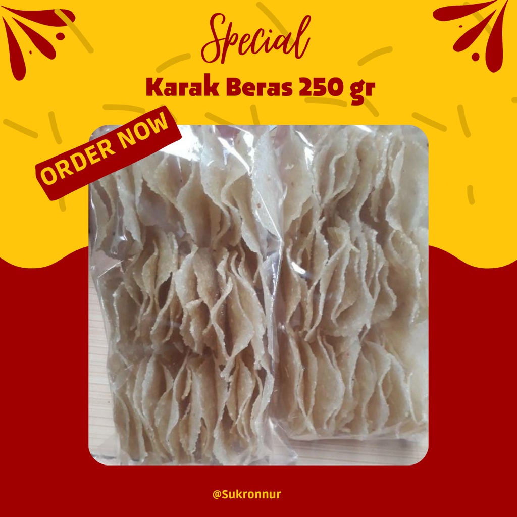 

[PROMO] KRUPUK GENDAR PULI 250 GRAM KERUPUK MENTAH KARAK NASI SNACK JAJANAN CEMILAN