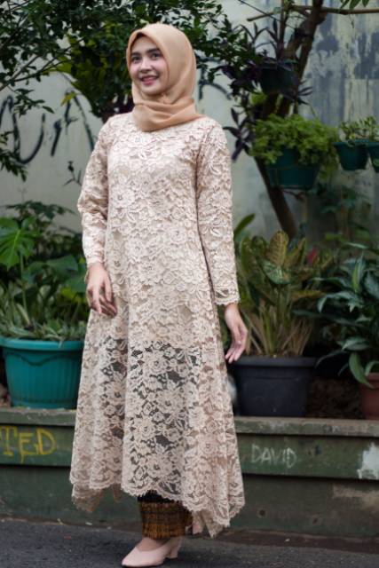 Set baju kurung brokat sigadis mocca non gliter