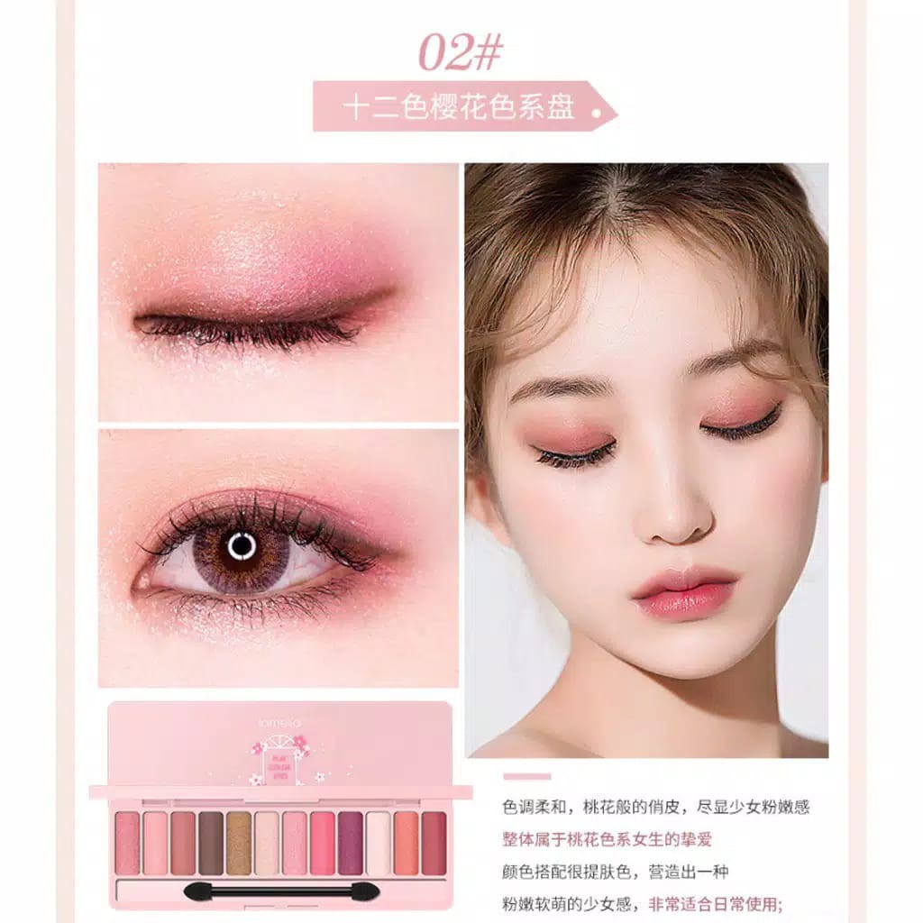 Lameila Eyeshadow Palette 12 Warna Hk1111