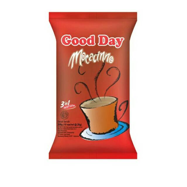 

Good Day kopi instan 3in 1 mocacino 10x20g