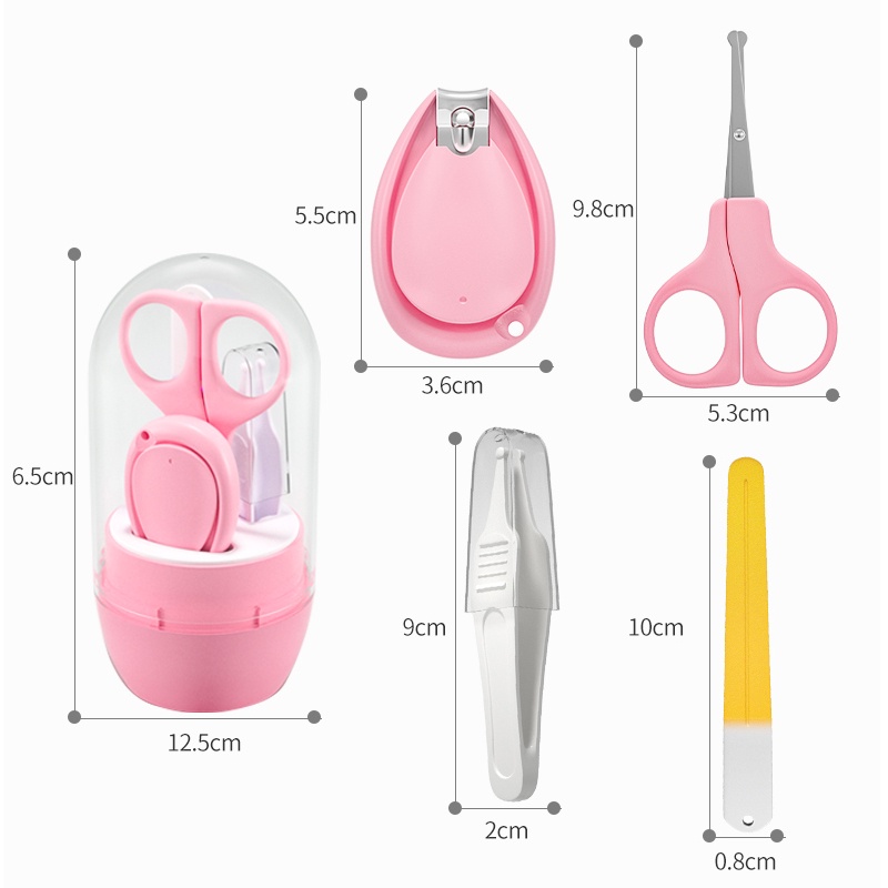 Gunting Kuku Bayi set 4/Gunting kuku set/Gunting kuku bayi SET 4 PCS / Baby nail clipper set L57