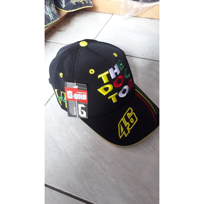 TOPI full BORDIR MOTO GP MOTIP ROSSI 46 DLL..