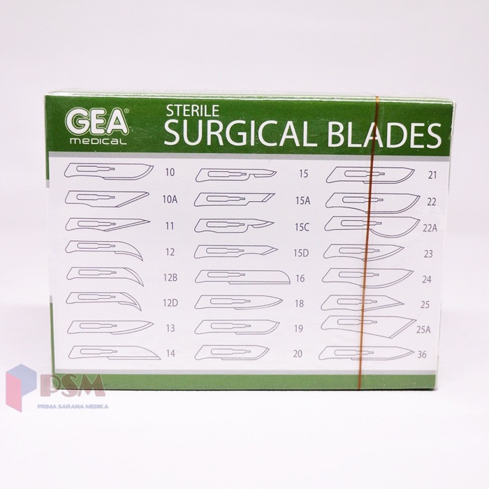 Surgical Blades Sterile Gea / Mata Pisau Bisturi