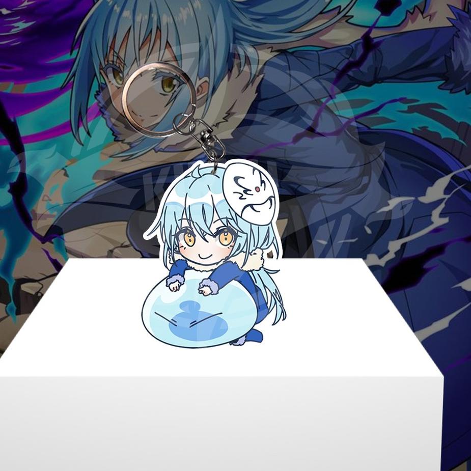 KodeXx4X8-- Gantungan Kunci Anime Tensei Shitara Slime Datta Ken Rimuru Tempest - Ganci Akrilik - Ke