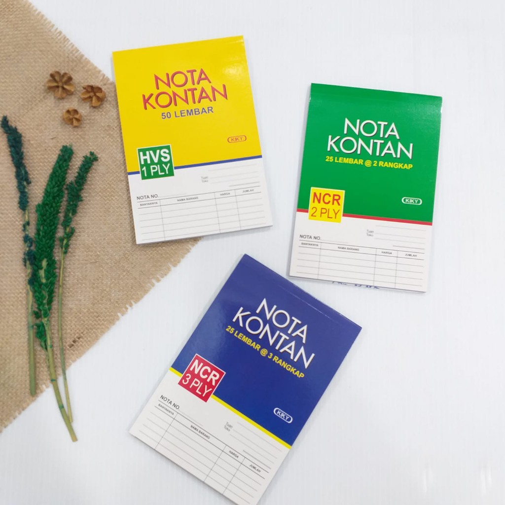 

BUKU NOTA KONTAN 1 PLY//2PLY//3PLY KECIL KIKY