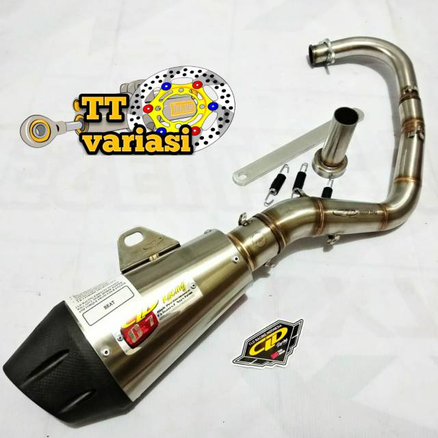KNALPOT CLD RACING C7 HONDA BEAT - SCOOPY