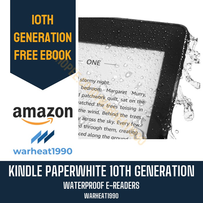 Amazon Kindle Paperwhite 10 / 10th Generation Waterproof Free Ebook-2