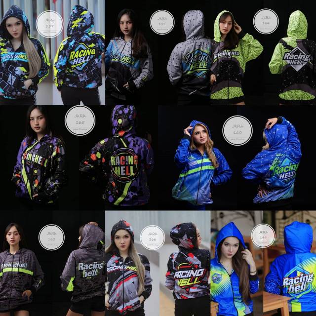 Jaket racing custom Jersey custom