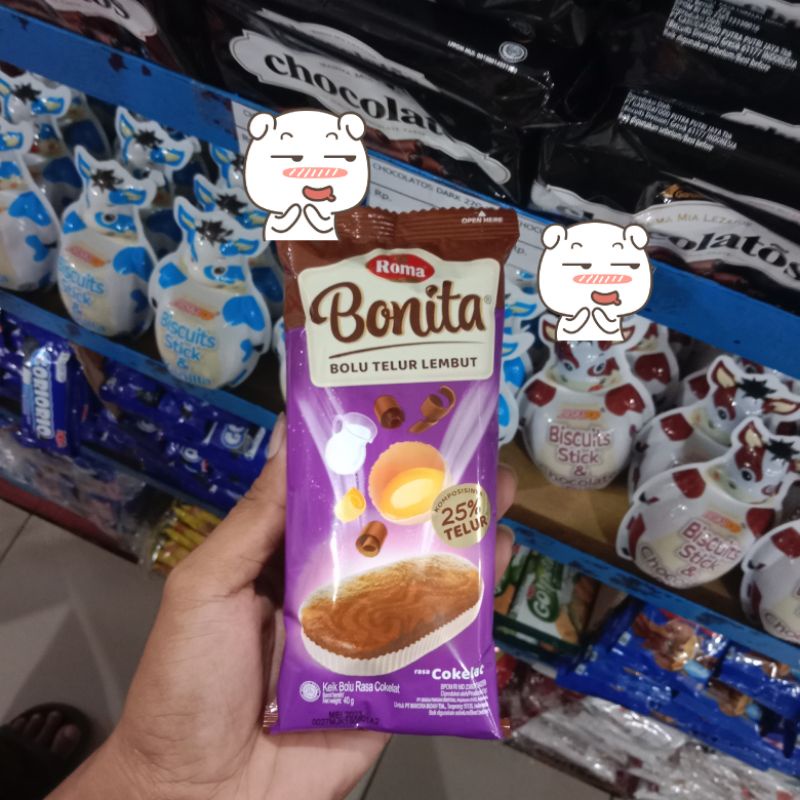 

Yummer l Snack camilan Bonita Bolu Telur Chocolate