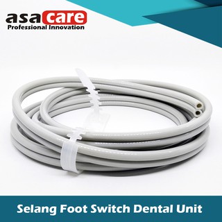 Selang foot kontrol, foot switch dental unit 2 selang/tube