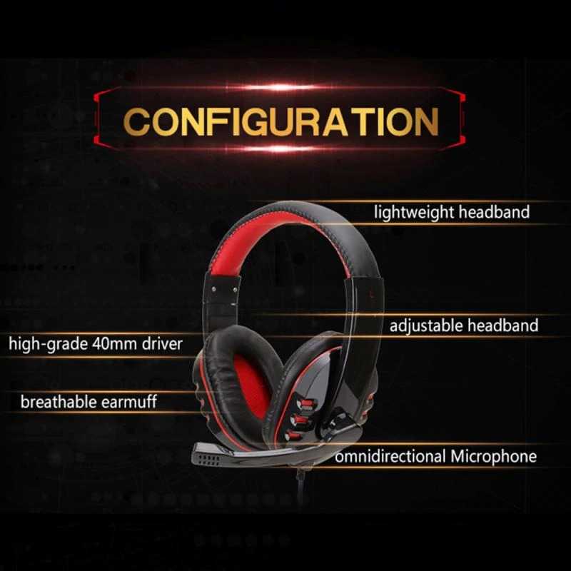 Gaming Headphone Headset with Mic  - SOYTO SY733MV