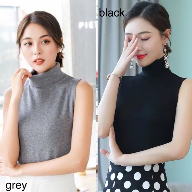 Basic turtleneck blouse knitted premium 113