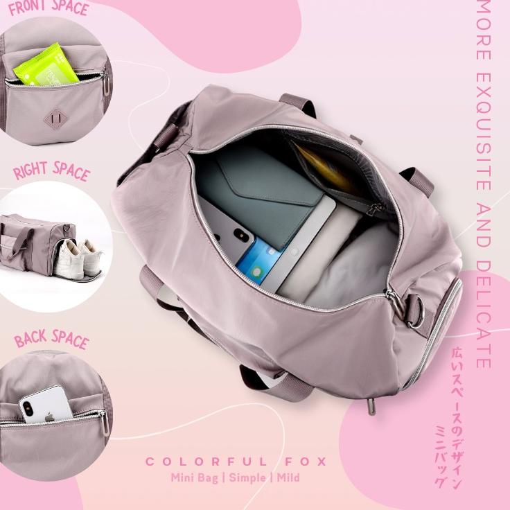 Best Seller.. COLORFUL FOX 8545 Tas Travel Wanita Tas Selempang Wanita Multifungsi Travelbag Wanita 