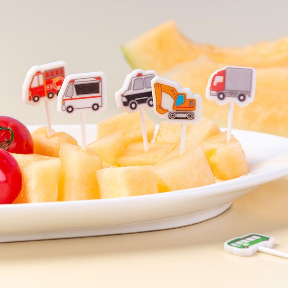 Solighter 12pcs Garpu Buah / Sayur / Dessert / Bento Untuk Anak