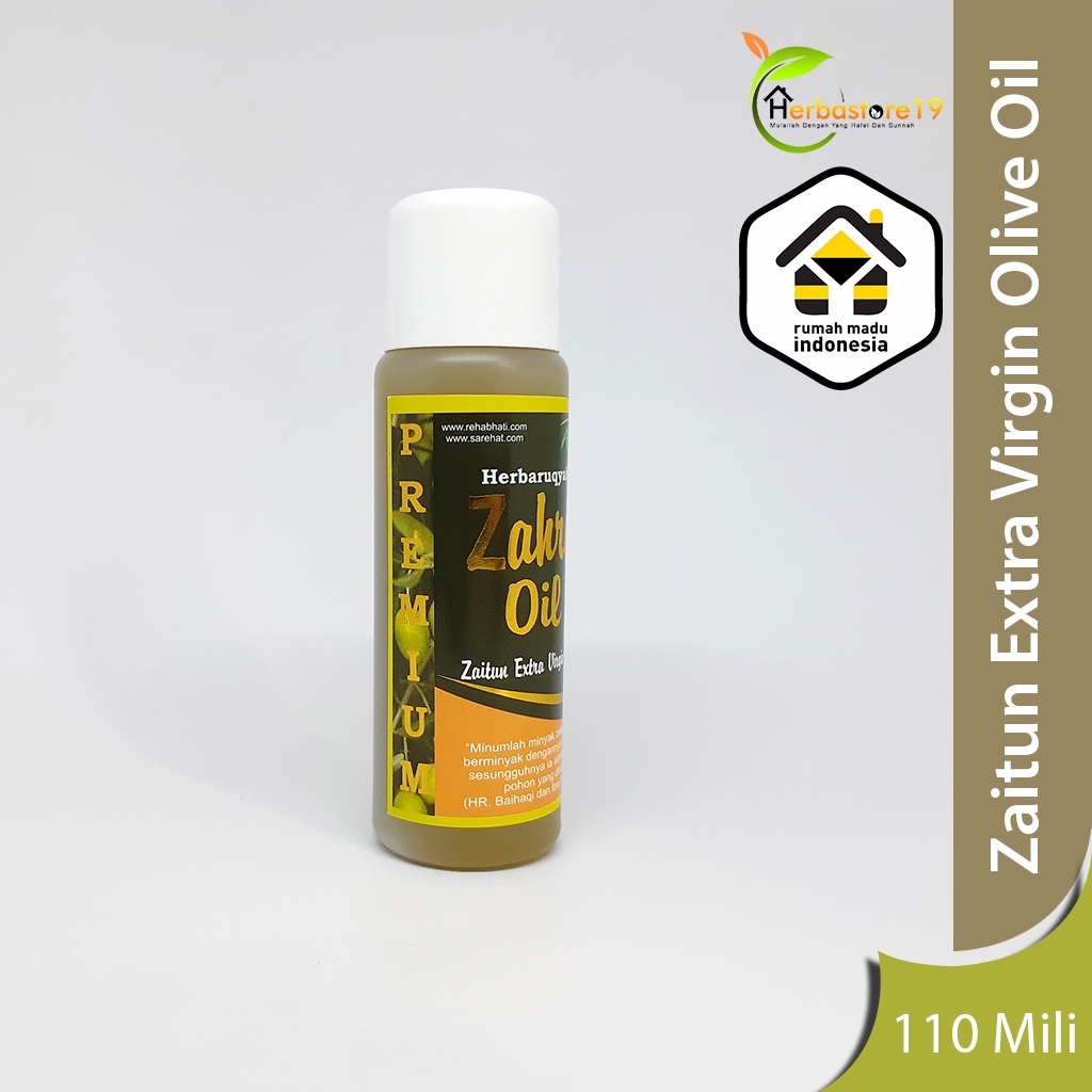 Minyak Zaitun Extra Virgin Olive Oil Minyak Jaitun Asli Isi 110 Ml | Minyak Zaitun Untuk Wajah | Minyak Zaitun Untuk Diminum | Minyak Zaitun Virgin Oil Minyak Zaitun Murni - Zahra Oil