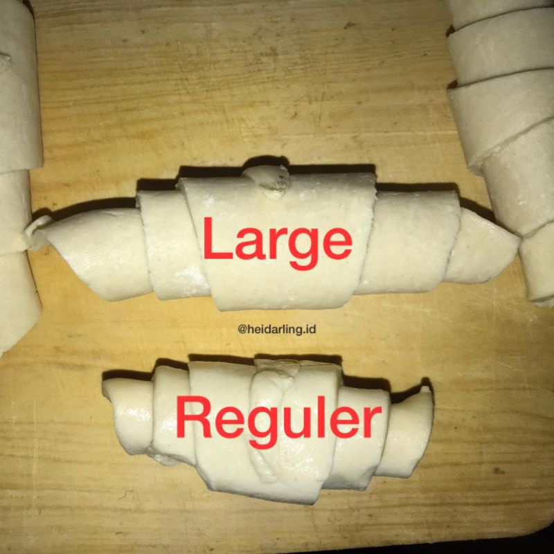 isi 10 LARGE Frozen Croissant Dough, Croffle Dough 50gr