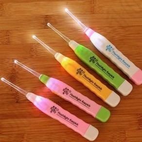 [NEW] Korek Kuping Senter Led Nyala Earpick Lash Light Lampu anak (warna Random)