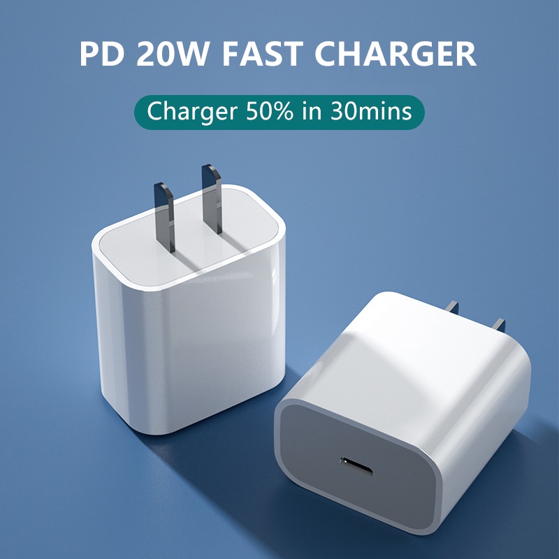 Kabel Power Adapter Charger PD 20W USB-C Fast Charging 1M iP 11 12 13