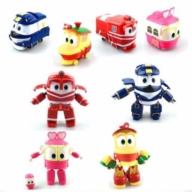 Robot trains 1set 4pcs untuk anak