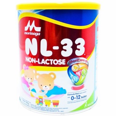 MORINAGA NL33 SUSU NON LACTOSE 350 G