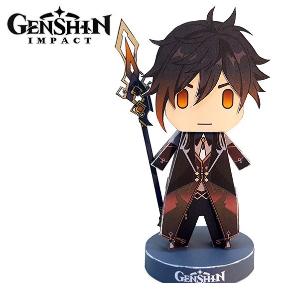 Genshin Impact - Zhongli Papercraft